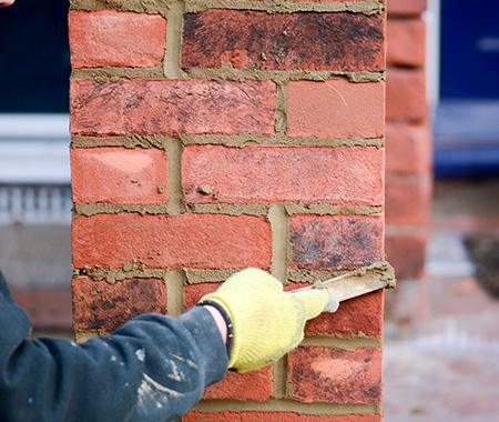 Travaux de rejointoiement de façade en hauteur (Cambrai)